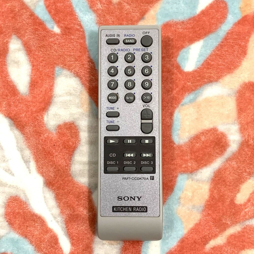 Sony Kitchen Radio Remote Control RMT-CCDK70A - Picture 1 of 2